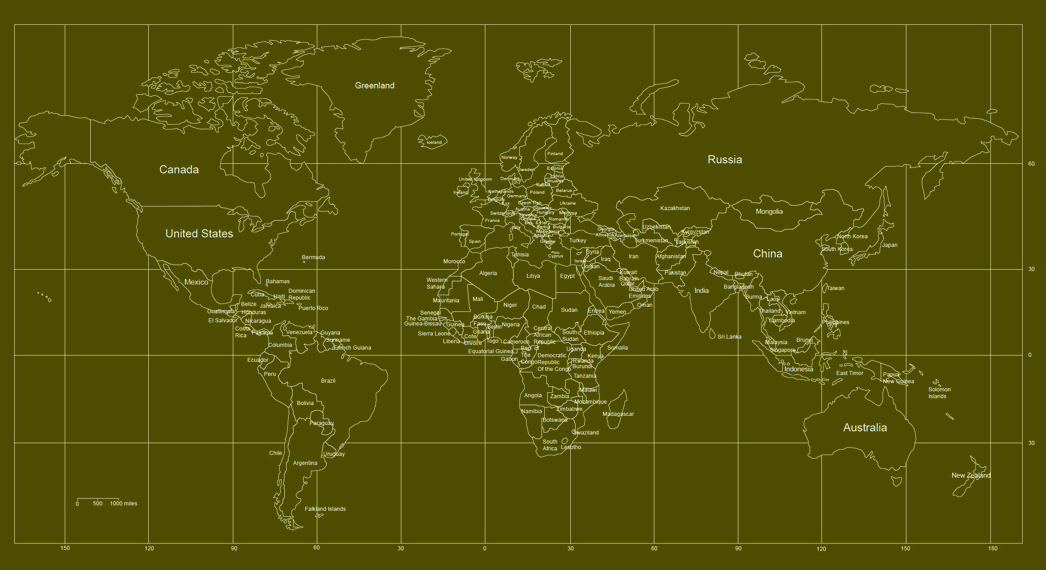 World Map Mercator
